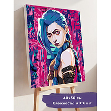 Картина по номерам "Аркейн. Джинкс"