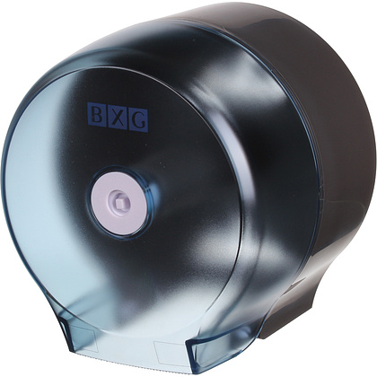 Диспенсер для туалетной бумаги в мини рулонах BXG-PD-8127С, ABS-пластик, прозрачный синий