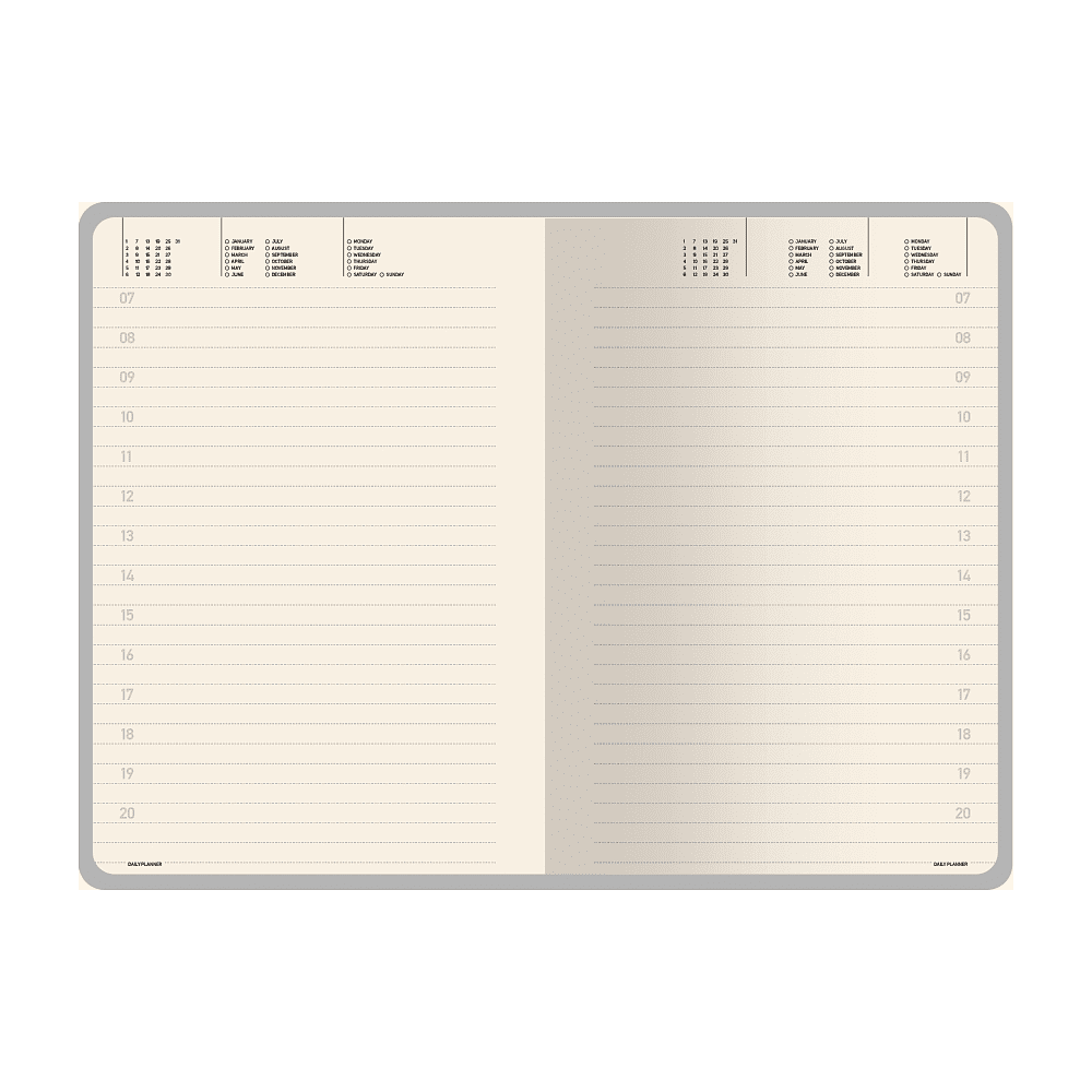 Ежедневник недатированный «Megapolis Slim flex», А5, 256 страниц, темно-синий, срез темно-синий - 7