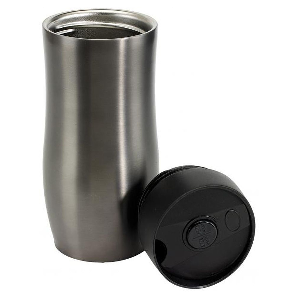 Кружка термическая "Classico", металл, пластик, 380 мл, серебристый, черный