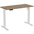 Стол с электроприводом WellDesk Light 1300x675х18 белый/дуб денвер трюфель (9116310+9072454)