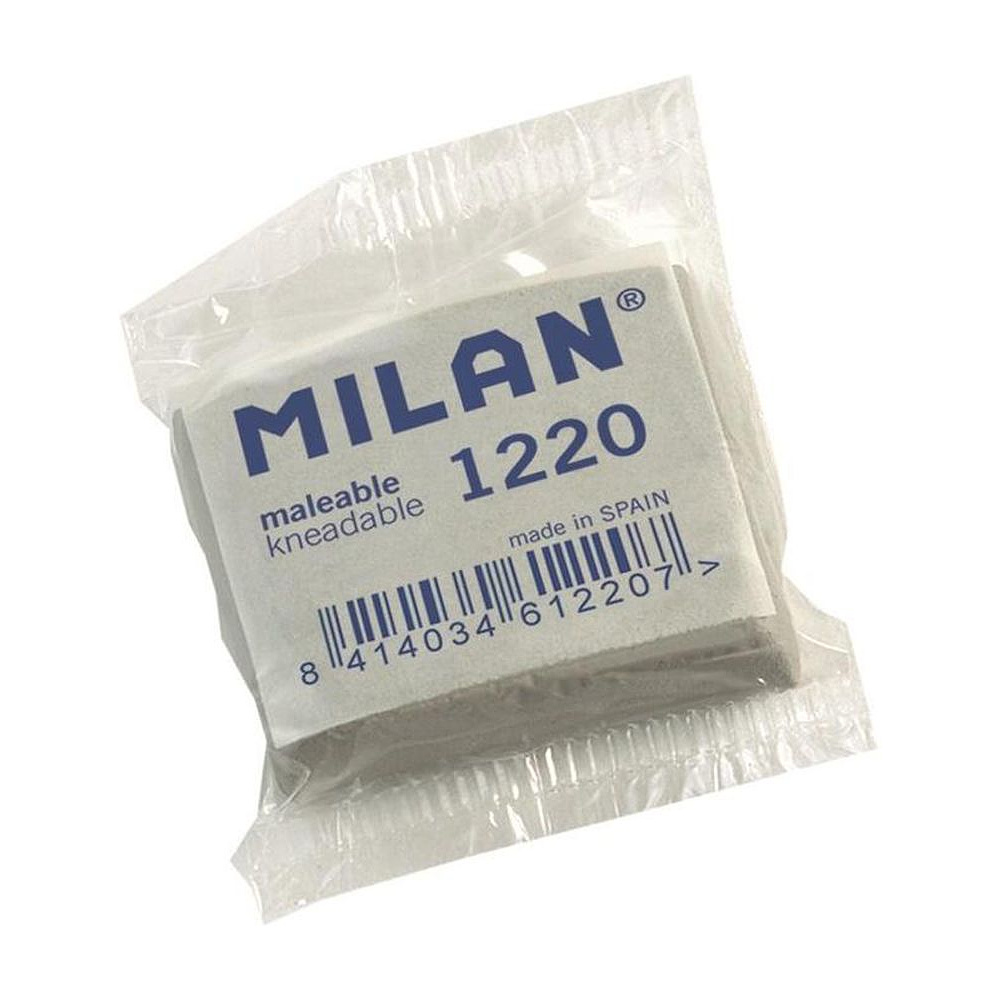 Ластик-клячка Milan "1220", 1 шт, серый