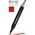 Маркер перманентный двусторонний "Sketchmarker Brush", R110 кровавый красный