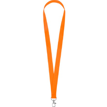 Тесьма с карабином для бейджа "8391", 900x20 мм, оранжевый