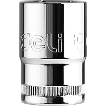 Головка торцевая шестигранная Deli YS EDQ4019 1/2", 19 мм, серебристый