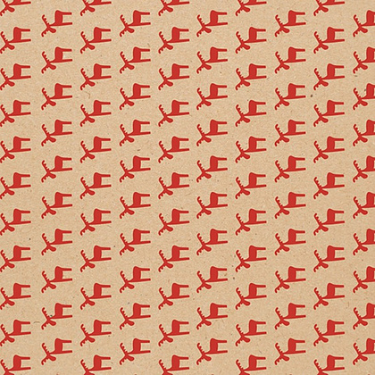 Бумага декоративная в рулоне "Kraft Christmas assortment", 60 г/м2, 2x0.7 м, ассорти - 2