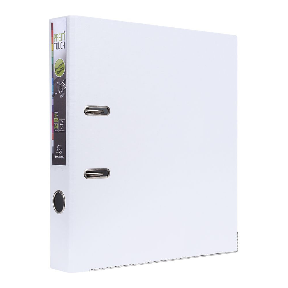 Папка-регистратор "Exacompta", A4, 50 мм, ПВХ, белый