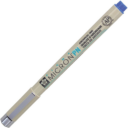 Ручка капиллярная "Pigma Micron PEN", 0.4-0.5 мм, черно-синий - 5