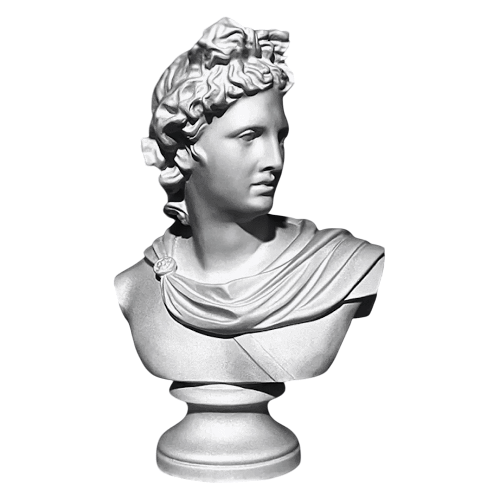 Гипсовая модель "Бюст Аполлона"