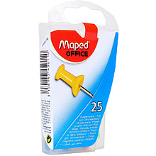 Иглы-кнопки Maped "Пешки", 25 шт, ассорти