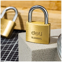 Замок навесной Deli YS EDL508905, 40 мм, 3 ключа, автомат