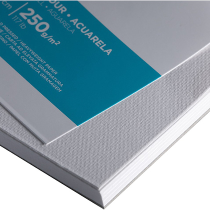 Блок-склейка бумаги для акварели "Canson Graduate", 29.7x42 см, 250 г/м2, 20 листов - 2