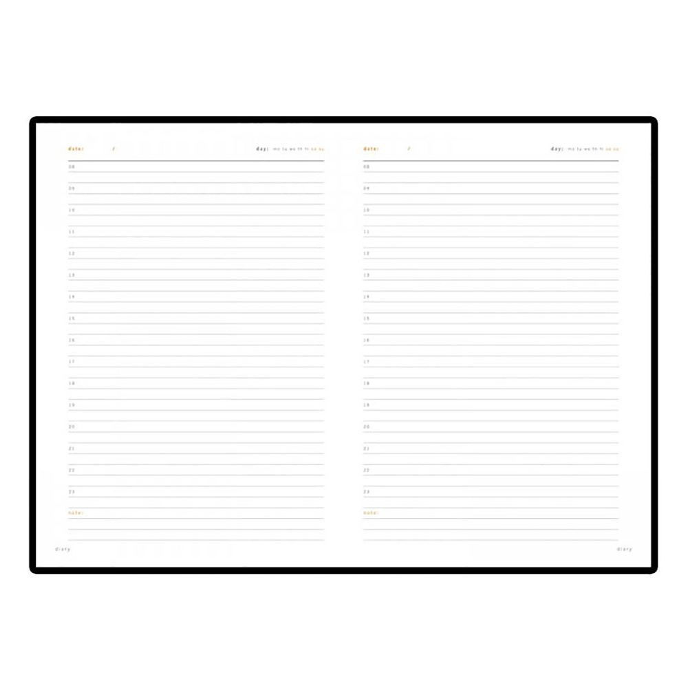 Ежедневник недатированный "Polo", А5, 320 страниц, зеленый - 4