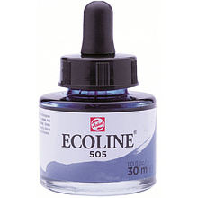Жидкая акварель "ECOLINE", 505 ультрамарин светлый, 30 мл