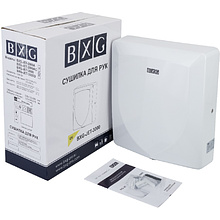 Электросушилка для рук BXG-JET 3000, металл, белый