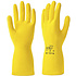 Перчатки латексные HQ Profiline, р-р M, с х/б покрытием, желтый