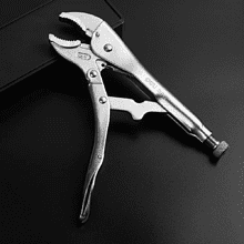 Клещи зажимные Deli YS EDL0381, с фиксатором, 220 мм