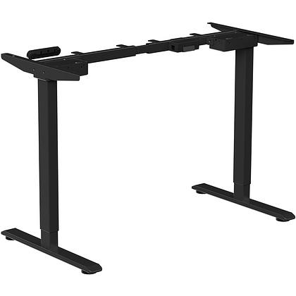 Стол с электроприводом WellDesk Prime 1300x675х18 черный/дуб санта-фе винтаж (9191461+9178196) - 5