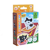 Ластик Iwako Blocks "Calico Cat Kit", 1 шт, ассорти, блистер - 9