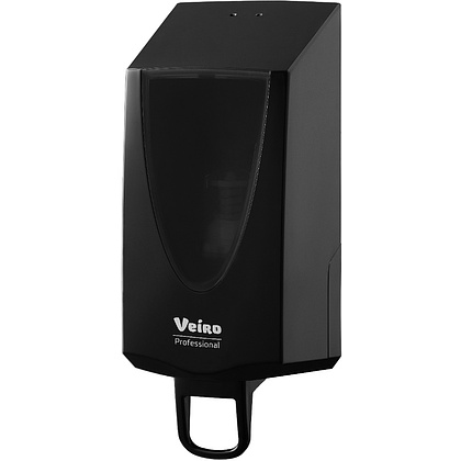 Диспенсер "VEIRO Professional SAVONA" для жидкого мыла, 0.8 л, ABS-пластик, черный - 2