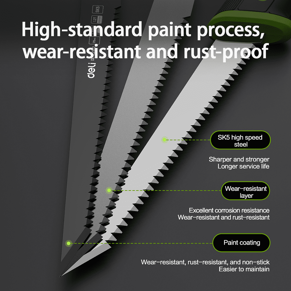 Пила садовая Deli GS EDL-YL2301, 210 мм, складная - 5