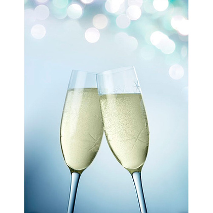 Набор бокалов для шампанского "Cheers", 2 шт, 320 мл, стекло  - 3