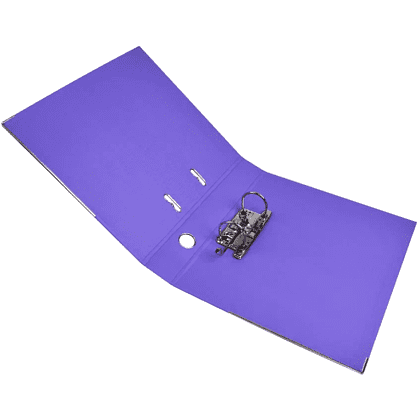 Папка-регистратор "Yesli:", А4, 50 мм, ПВХ, фиолетовый - 5