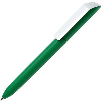Ручка шариковая автоматическая "Flow Pure GOM CB", 1.0 мм, зеленый, белый, стерж. синий