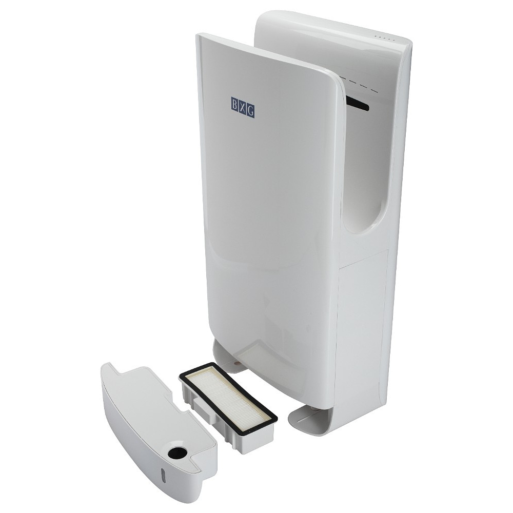 Электросушилка для рук BXG-JET 7000, ABS-пластик, белый - 5