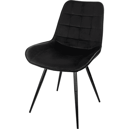 Стул Бюрократ "CH-K2_4", ткань, черный, металл, комплект 4 штуки - 4