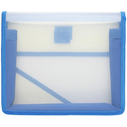 Папка для тетрадей Пчёлка "Game zone", А5, на липучке, пластик, черный, синий - 3