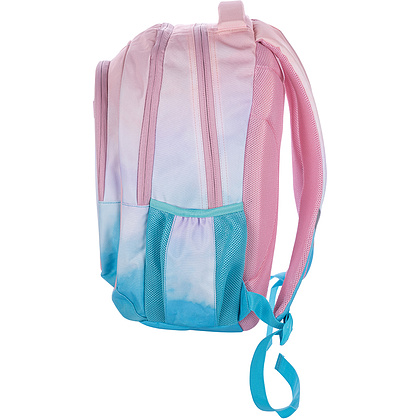 Рюкзак молодежный "Head ombre clouds", розовый, голубой - 4