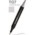 Маркер перманентный двусторонний "Sketchmarker Brush", TG7 тонированный серый 7