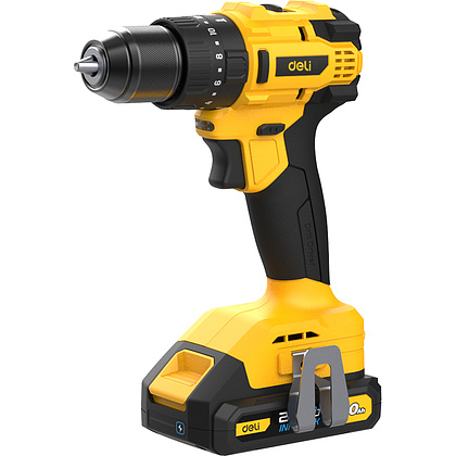 Аккумуляторная дрель-шуруповерт Deli YS EDC150 20 В, 50 Нм, 2 АКБ, 2 Ач, сумка - 2