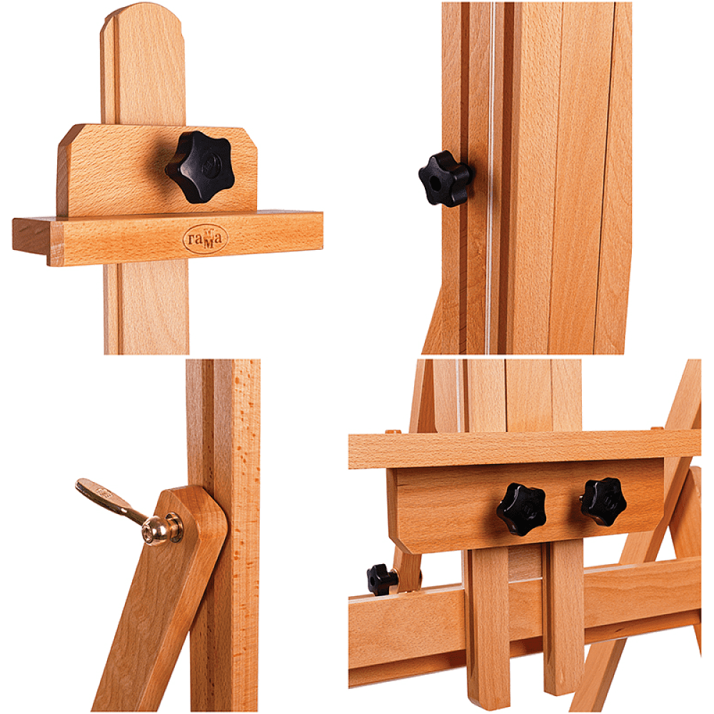 Мольберт-трансформер "Студия", бук, 174 см, холст до 155 см - 5