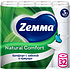 Бумага туалетная Zemma Natural Comfort, 32 рулона, 3 слоя, белый 
