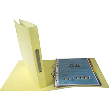 Папка на кольцах "Chromaline Pastel", 2 кольца, 40 мм, ассорти