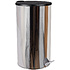 Урна с педалью, 40 л, хром