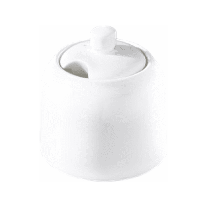 Сахарница  "WL-995017", фарфор, 280 мл, белый