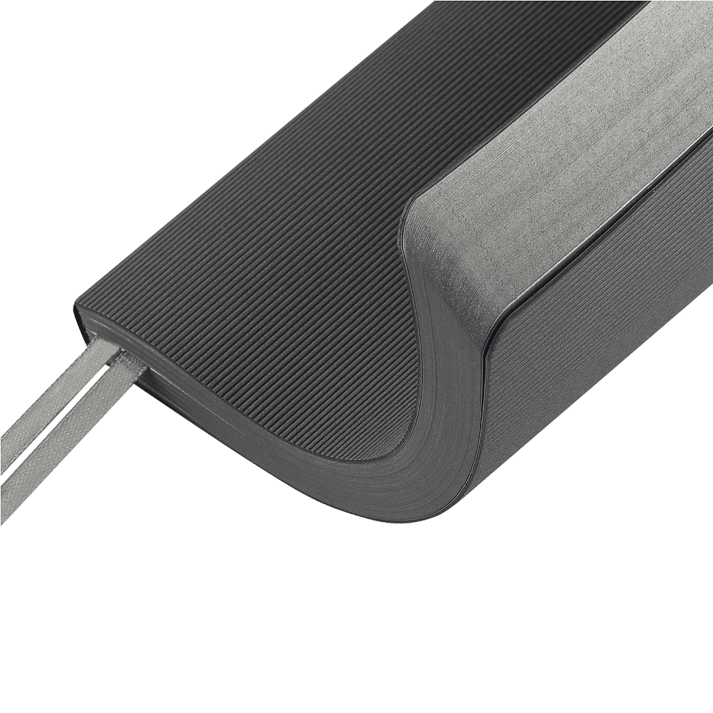 Ежедневник недатированный «Megapolis Slim flex», А5, 256 страниц, серый, срез серый - 5