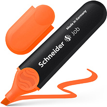 Маркер текстовый "Schneider Job", оранжевый