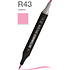 Маркер перманентный двусторонний "Sketchmarker Brush", R43 шербет