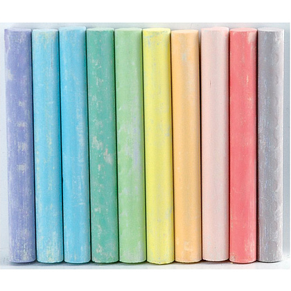 Мелки для доски круглые Maped "Color Peps", 10 цветов, ассорти - 2