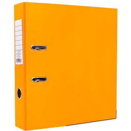 Папка-регистратор "OfficeStyle", А4, 75 мм, ПВХ Эко, оранжевый