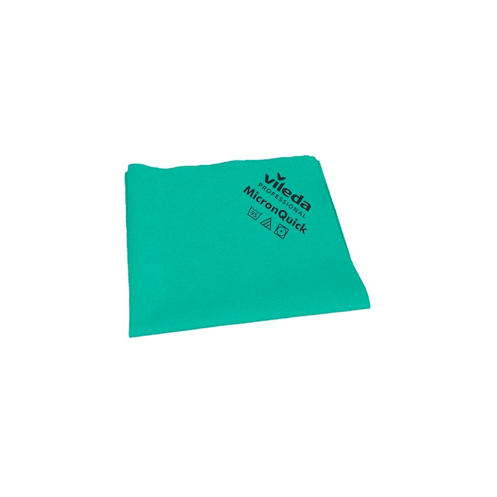 Салфетка из микроволокна "МикронКвик", 38x40 см, зеленая, 5 шт