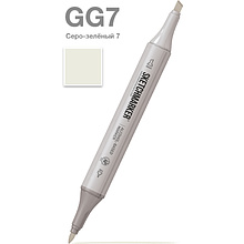 Маркер художественный "Brushmarker", двухсторонний, GG7 серо-зеленый 7