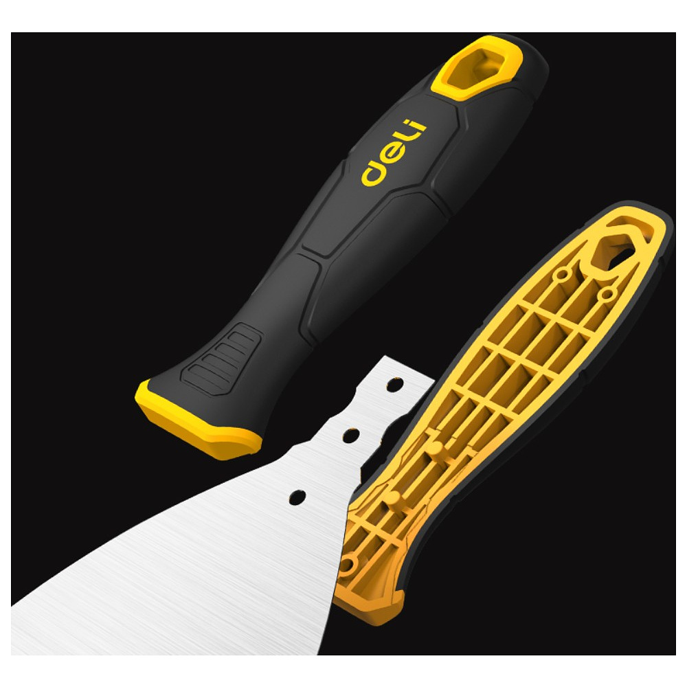 Шпатель нержавеющий 150 мм Deli YS EDL-HD6, 2-х компонентная ручка - 3