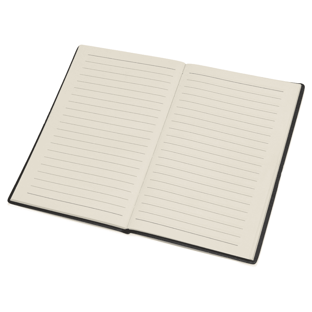 Блокнот "Riner", А6, 48 листов, линейка, черный  - 2