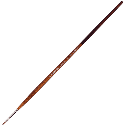 Кисть "Escoda Versatil Brush L/H", синтетика, темно-коричневый, плоская, №2