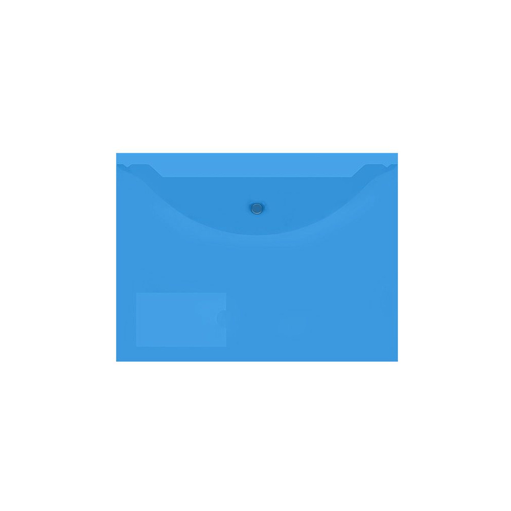 Папка-конверт на кнопке "inФормат", A4, синий